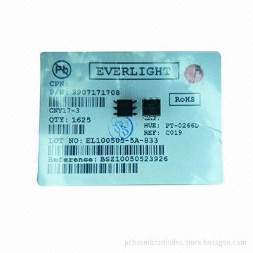 Otocoupler, Trans CNY17-3 Everlight , 6-dip, Original Package